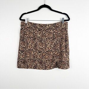 Primark Cheetah Skirt Sz 12‎